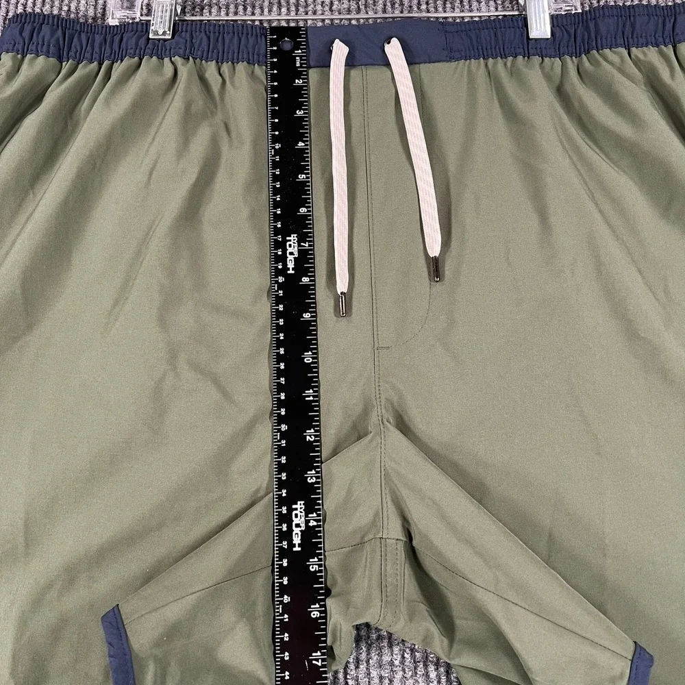 Sonoma‎ Mens Swim Trunks Scallop Shorts 2XL XXL Green Lined New NWT 7
